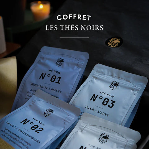 Coffret personnalisé "4 sachets & une Boule à thé"
