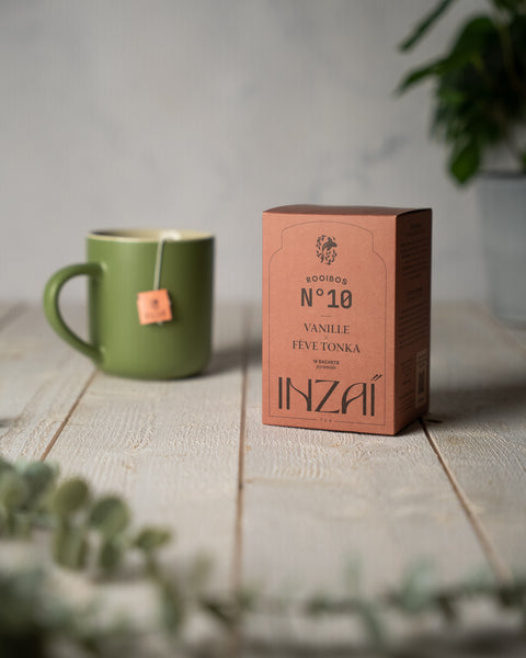 N°10 Rooibos Vanille X Fève de Tonka 18 sachets pyramides