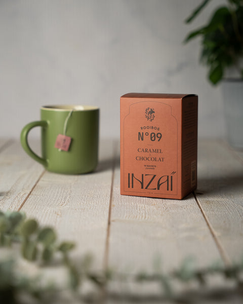N°9 Rooibos Caramel X Chocolat 18 sachets pyramides