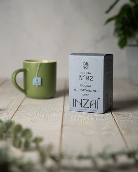 N°2 Thé noir Orange X Agrumes 18 sachets pyramides