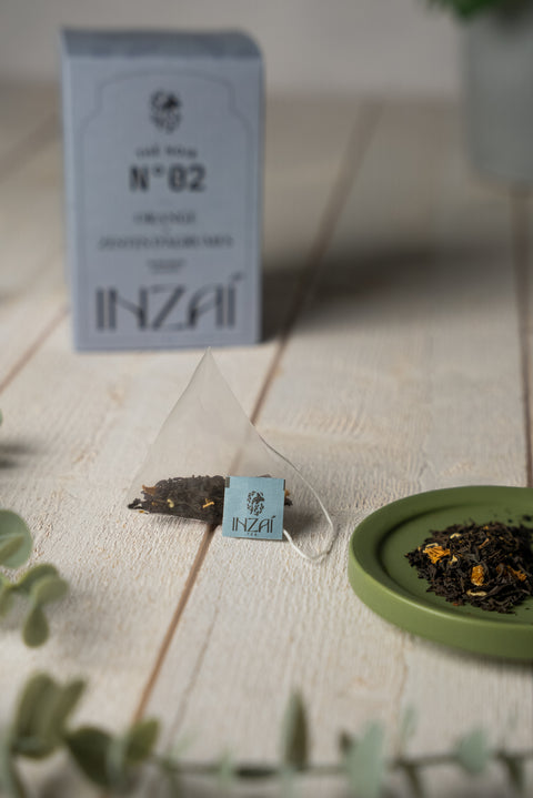 N°2 Thé noir Orange X Agrumes 18 sachets pyramides